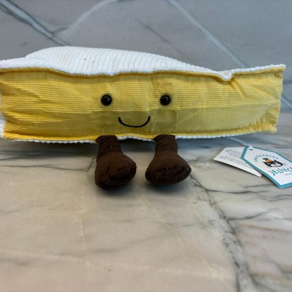Jellycat Brie Cheese Amuseables NEW! FAST SHIP Jellycat Cheese - Picture 1 of 2